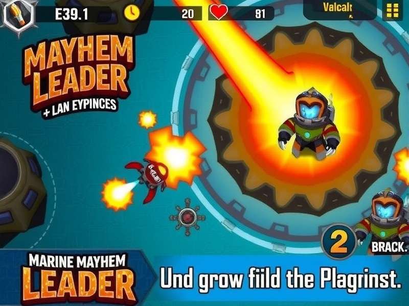 Marine Mayhem Leader Gameplay Screenshot